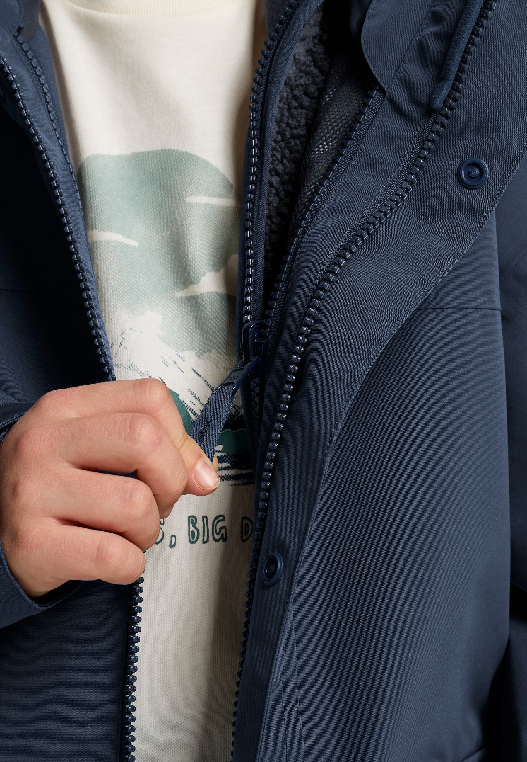 Jack Wolfskin 3IN1 - Parka - cielo di mezzanotte