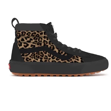 Leopard and Black Sk8-Hi MTE-1 Personalizzate