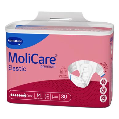 Molicare Fraldas Incontinência 7 Gotas Elastic M 30 in 30 un