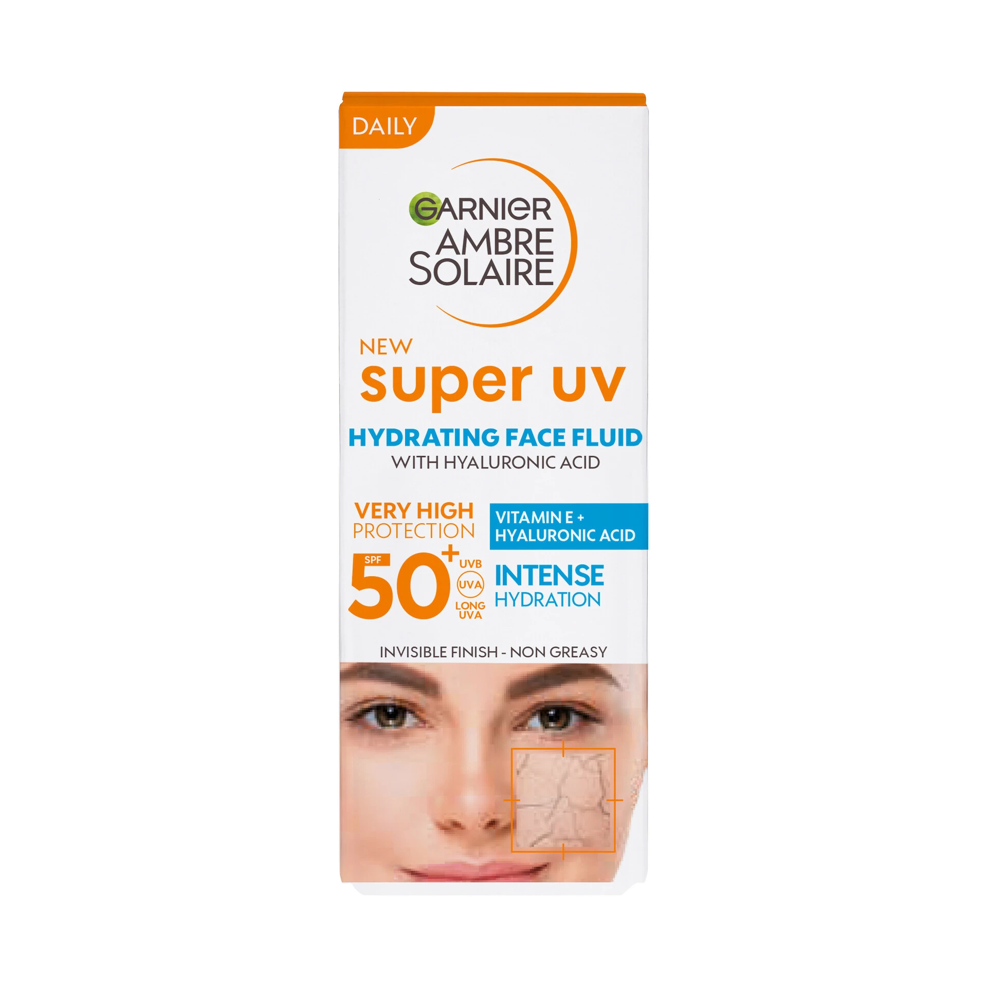 Ambre Solaire Anti-Dark Spots & Anti-Pollution Super UV Protection Fluid SPF 50+ 40 ml - Garnier