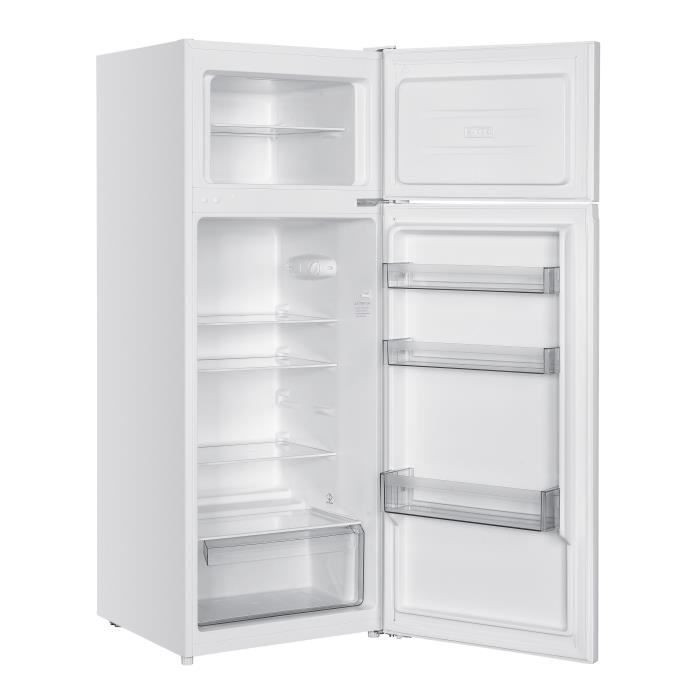 Frigorífico con congelador superior OCEANIC OCEAF2D206W3 - 2 puertas - 206 L - Refrigeración estática - Blanco