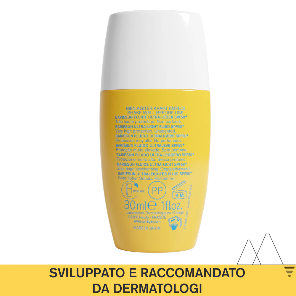 BARIESUN Fluido Solare Ultra Leggero SPF50+ - Solare viso alta prot.
