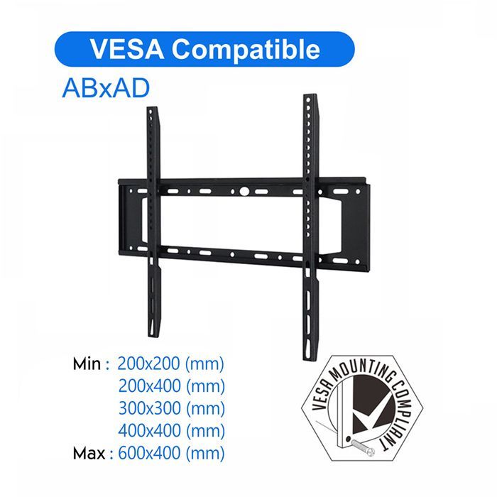 Supporto fisso per TV, montaggio a parete per TV SAMSUNG 55Q60B 55