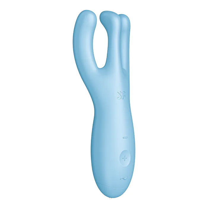 Satisfyer Masażer Threesome 4 Connect App Blue uka