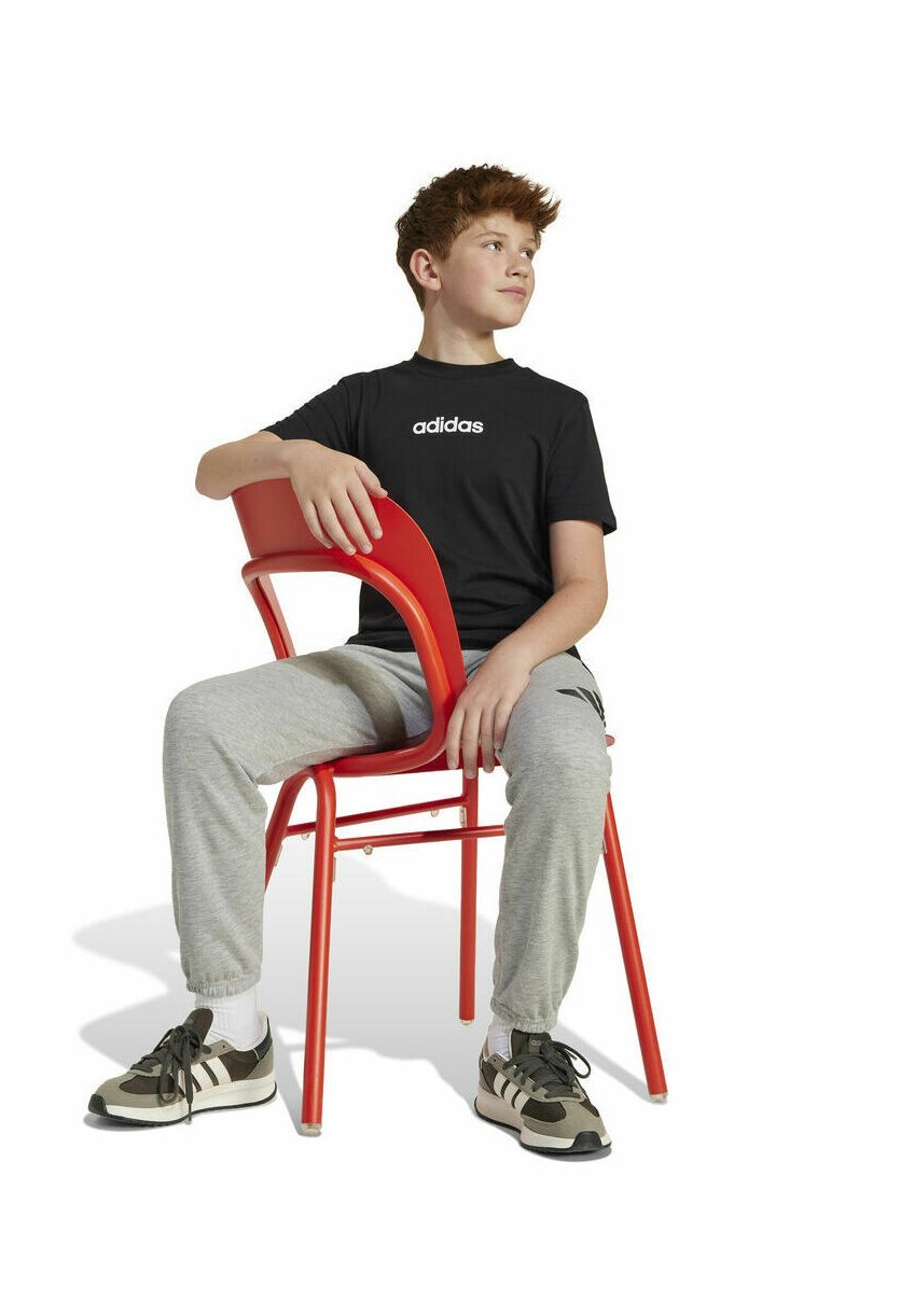 adidas Performance Print T-shirt - zwart wit