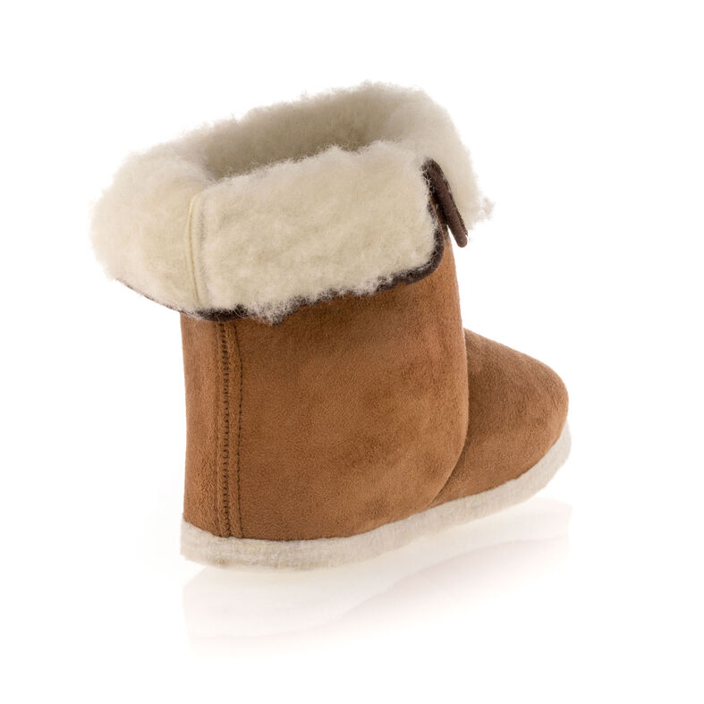 Pantuflas marrones para mujer