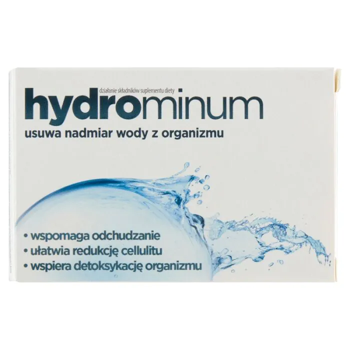 Hydrominum, Suplement diety wspomagający usuwanie nadmiaru wody z organizmu, Tabletki