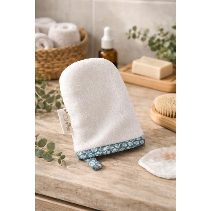 Gant Démaquillant Lavable en Microfibre – Nettoyage Doux Visage, Yeux & Lèvres