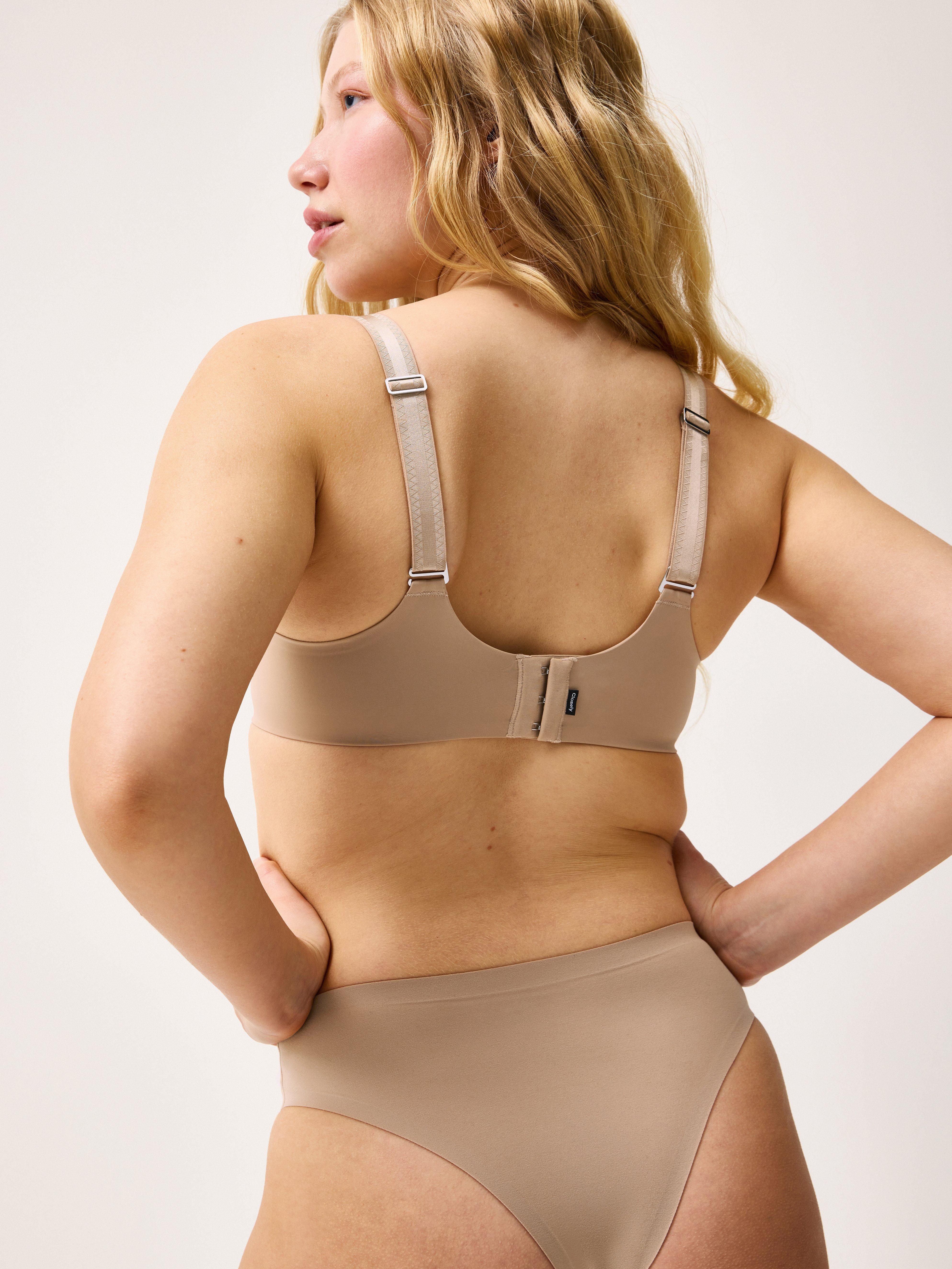 T-skjorte-bh-en – Closely Dusty Beige