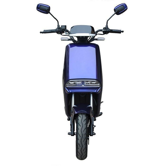 EUROCKA | Zion Blue Electric Scooter with removable lithium battery and 70km range