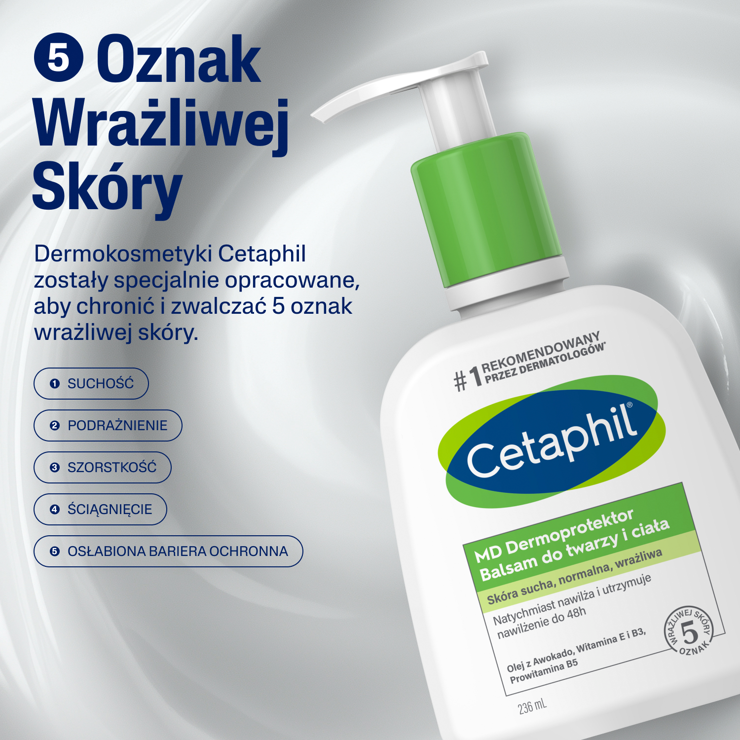 Balsamo viso Cetaphil 236 ml