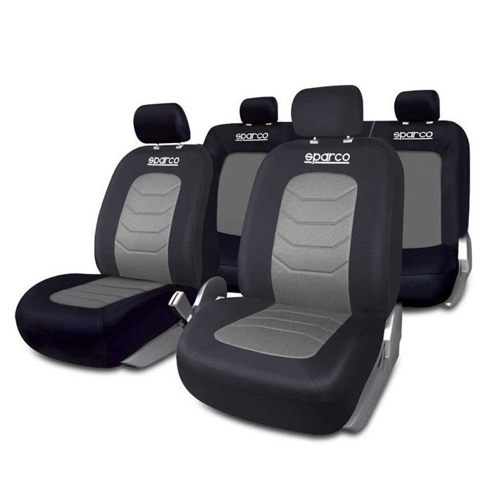 Car seat covers - Sparco S-line - Grey