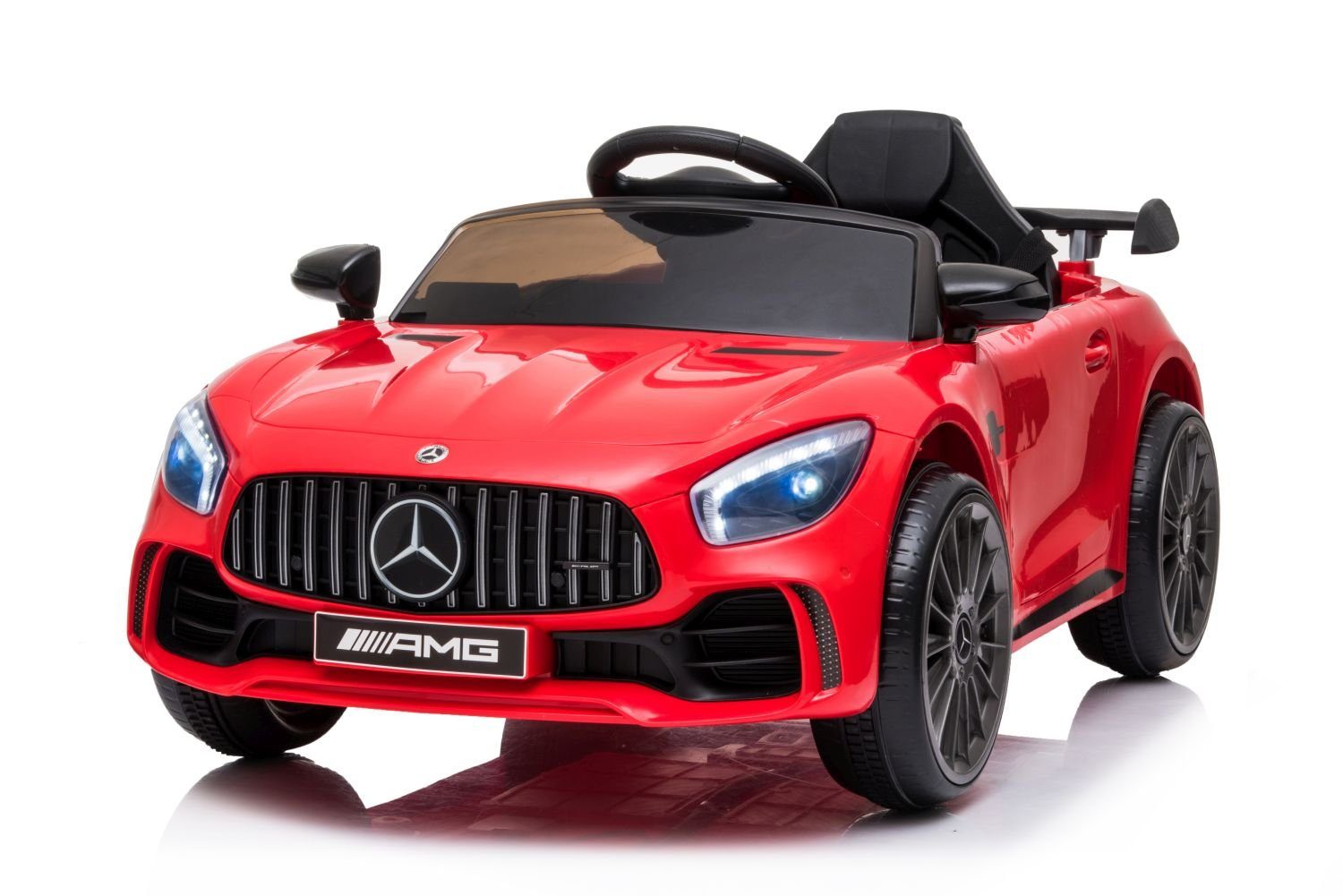 Carrinho Elétrico Infantil Mercedes GTR AMG da Toys Store, Carro Elétrico Infantil, Veículo Esportivo, Capacidade de Peso 35 kg