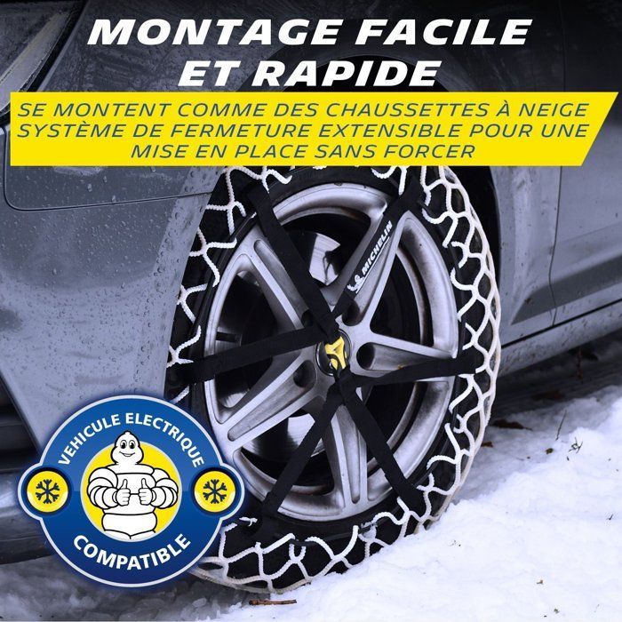 Snøkjettinger - MICHELIN - Easy Grip Limited E5 - Svart