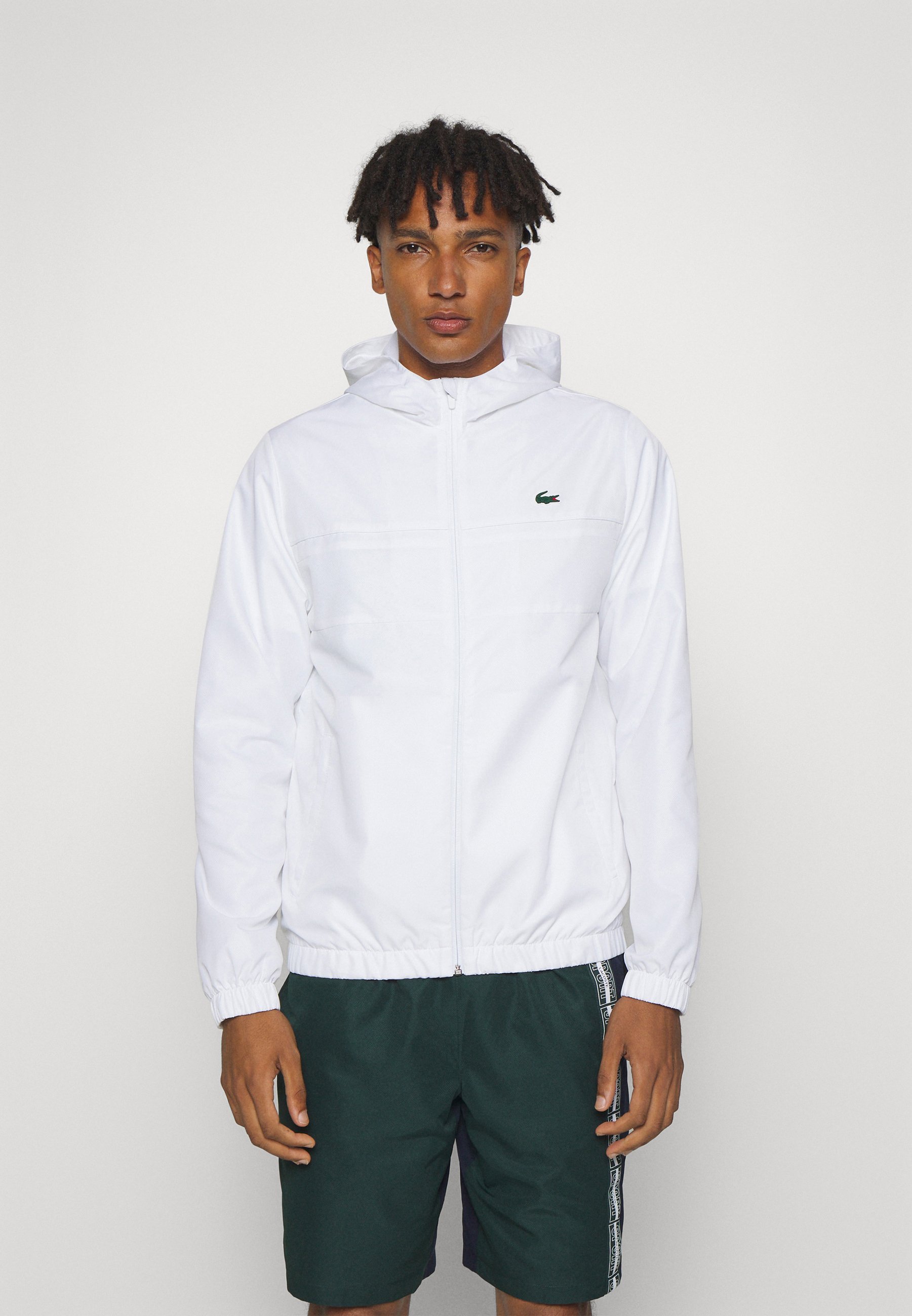 Lacoste Sport TENNIS JACKET CLASSIC - Treeningjakk - valge