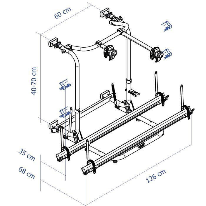 Suporte compacto para bicicletas THULE Sport G2