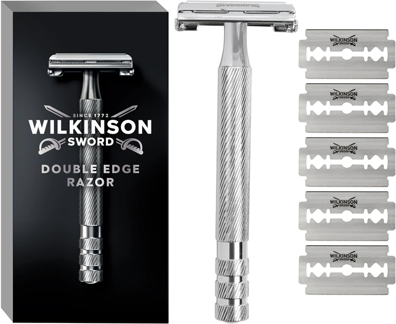 Wilkinson Sword Barbers Style Classic Shave The Edger holiaci strojček + náhradné čepele 5 ks.