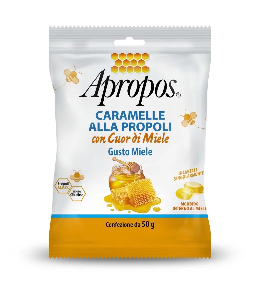 APROPOS Apropos Honing harde snoepjes Honing Hart 50 g