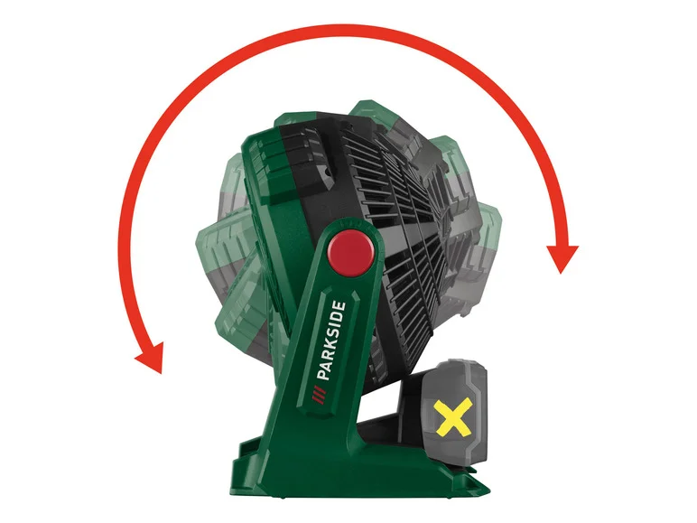 Ventilator fără fir PARKSIDE® 20-Li B1 PVA, 20V