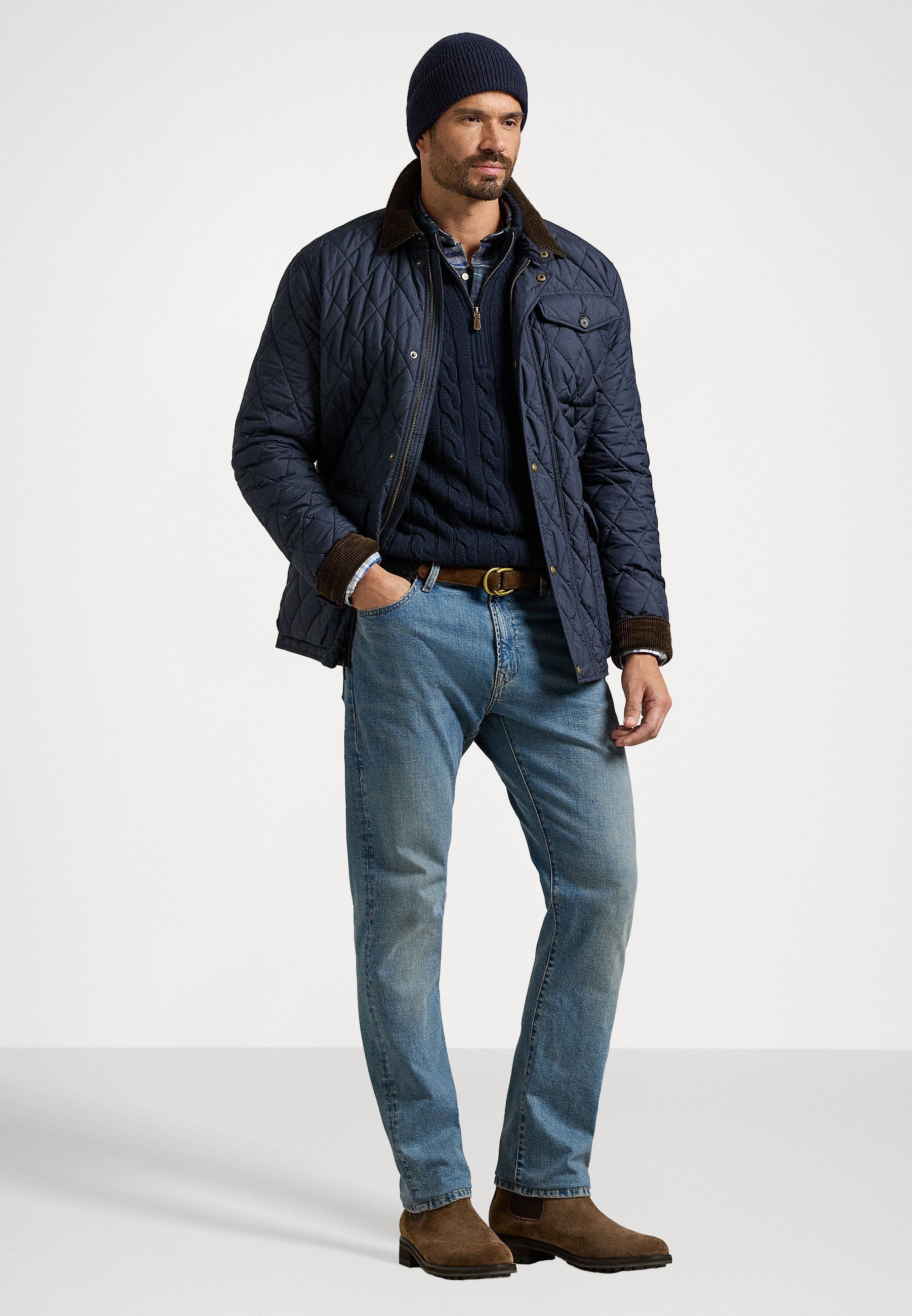 Polo Ralph Lauren Big & Tall THE BEATON QUILTED JACKET - Leichte Jacke - College Navy