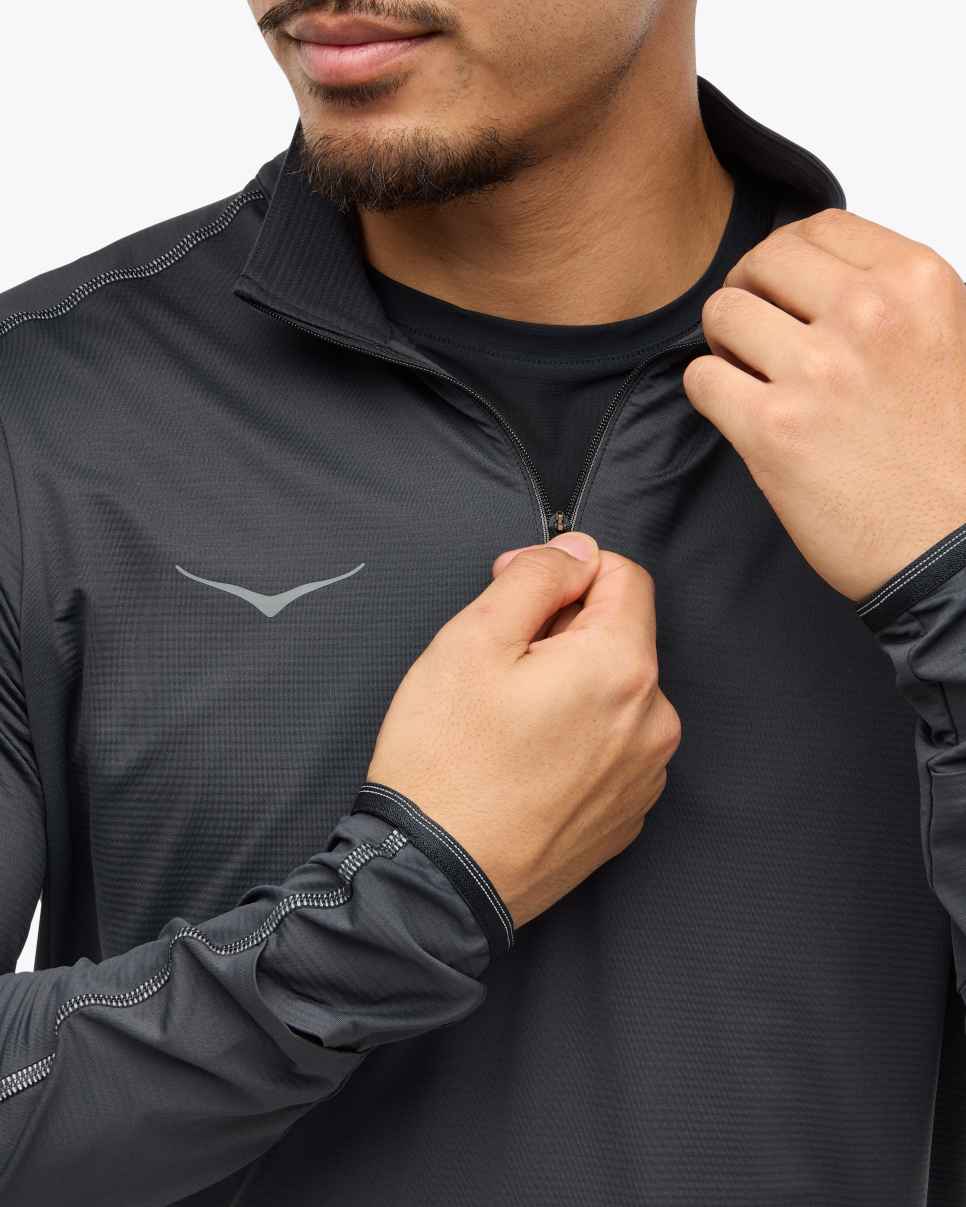 HOKA GlideTech con cerniera a un quarto nera