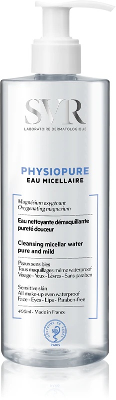 SVR Physiopure Eu Micellaire нежно чистећа мицеларна вода за лице и подручје око очију