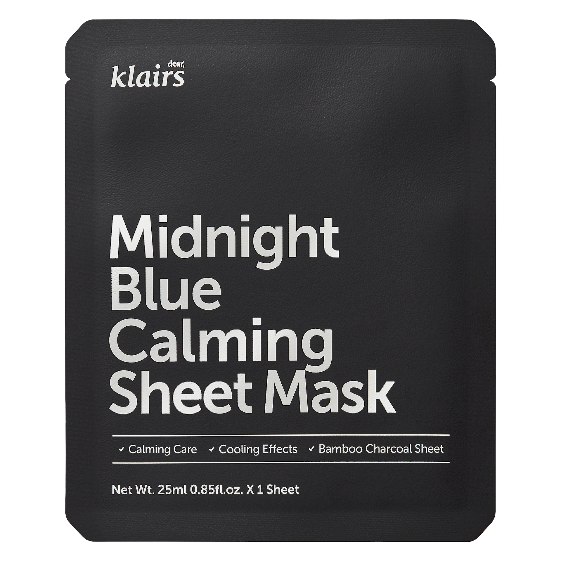 Mască facială calmantă Midnight Blue 25 ml - Klairs