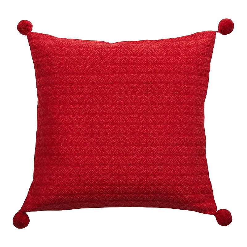 Fodera per cuscino Home 45x45 cm con nappe rosse