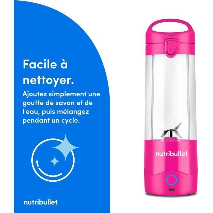 Draagbare blender - NutriBullet - NBP003BP - 70W - 0,475L - Roze - 1 fles inbegrepen
