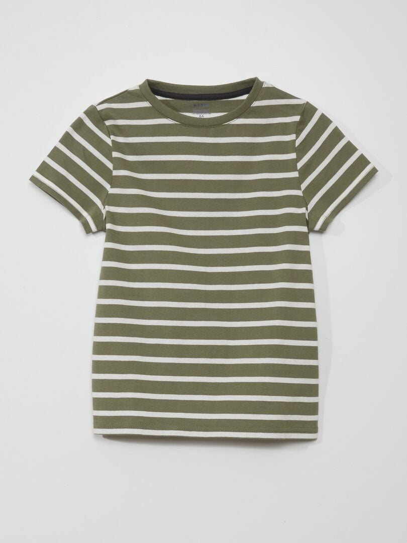 Conjunto de 3 camisetas de malha - BEGE
