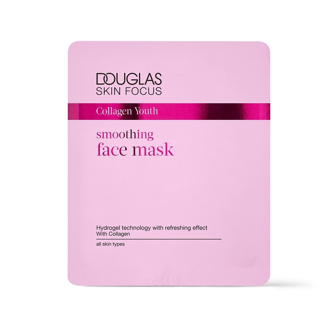 Douglas Collection mitrinoša maska Skin Focus Collagen Youth izlīdzinoša sejas maska - 22 g