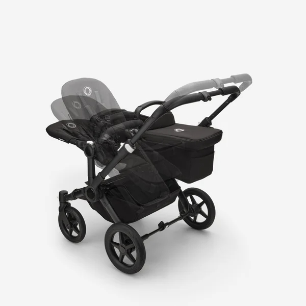 Bugaboo Donkey 5 Twin 2-i-1 Barnvagnsset Svart/Öken Taupe, Öken Taupe