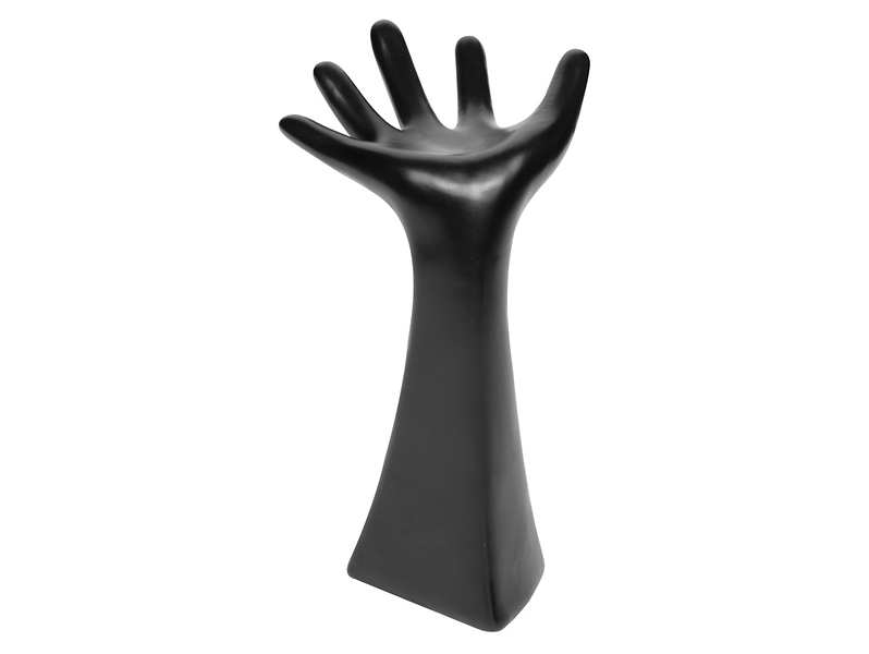 Figurka ceramiczna Dłoń 18 cm czarna