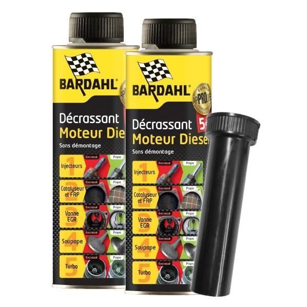 Kit de limpieza 5 en 1 para motores diésel BARDAHL. Limpia sin necesidad de desmontar: el turbocompresor, la válvula EGR, el filtro de partículas, etc.