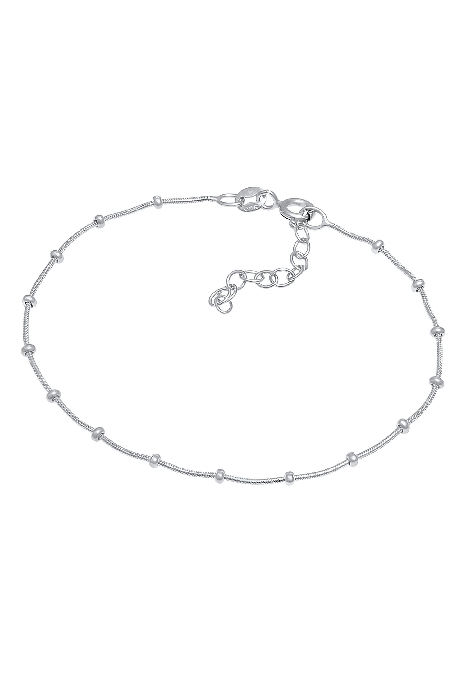 Elli Chaîne de serpent pour dames en filigrane ajustable en argent sterling 925