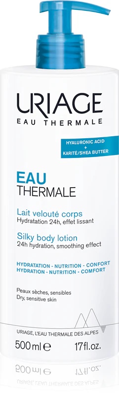 Uriage Eau Thermale svilnato losjon za telo svilnato losjon za telo za suho in občutljivo kožo