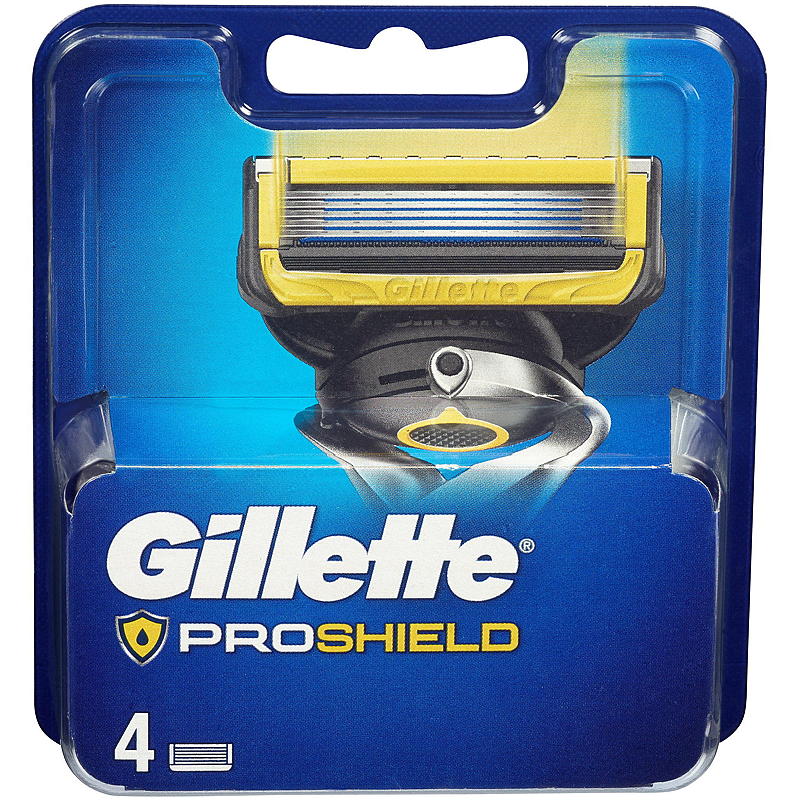 Manual de instrucciones de las cuchillas Gillette Proshield (paquete de 4)