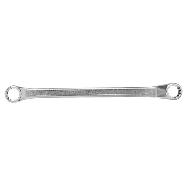 Klucz oczkowy odgięty 14 x 15 mm NEO 09-914