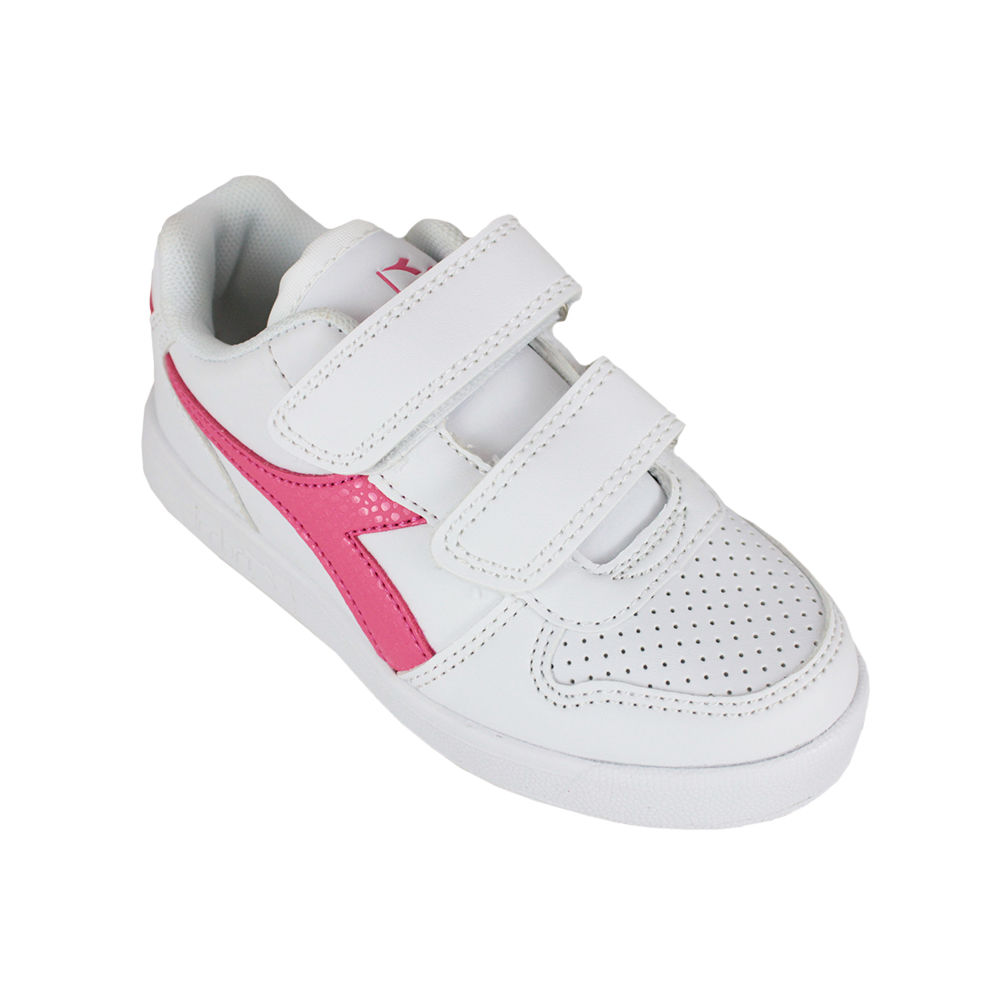 Tenisice Diadora Playground Ps Girl C2322 Bijele/vruće ružičaste