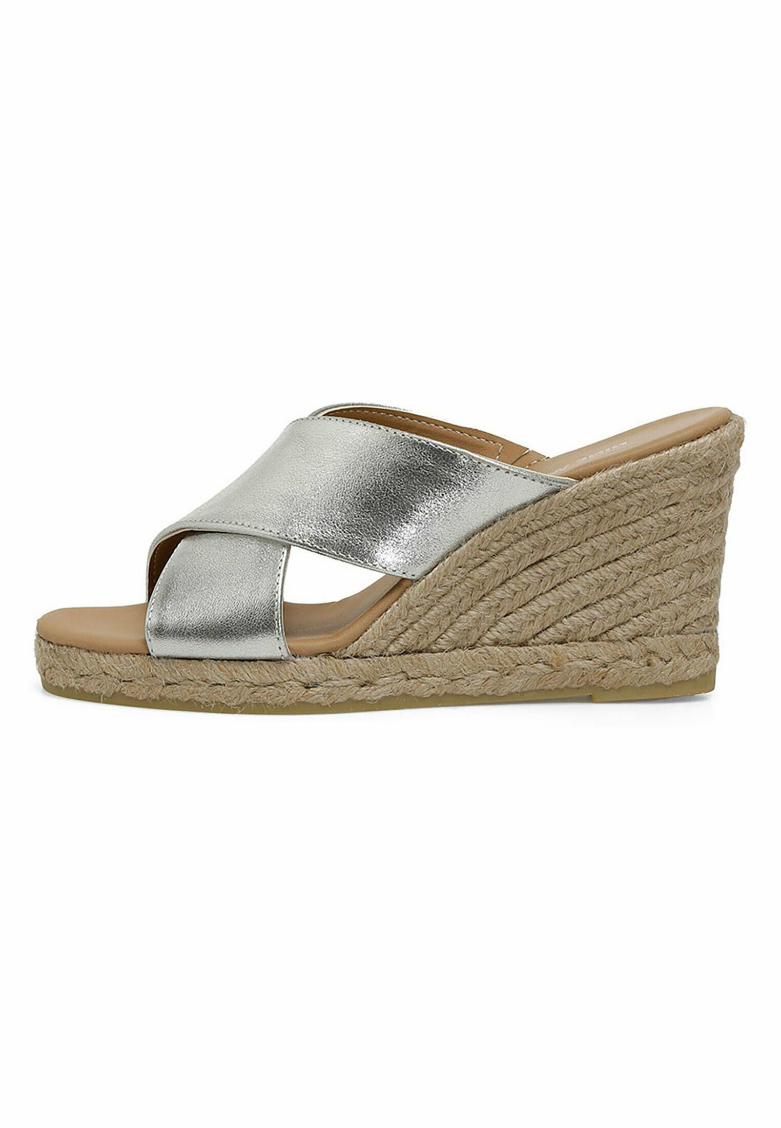 Nine West UPENZA - Mules à talons - argent
