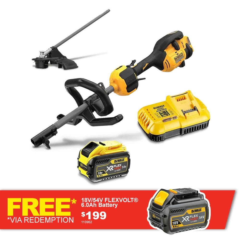 DEWALT 54V XR Flexvolt børsteløs 1 x 9,0 Ah borehovedsæt DCMAS5713X1-XE