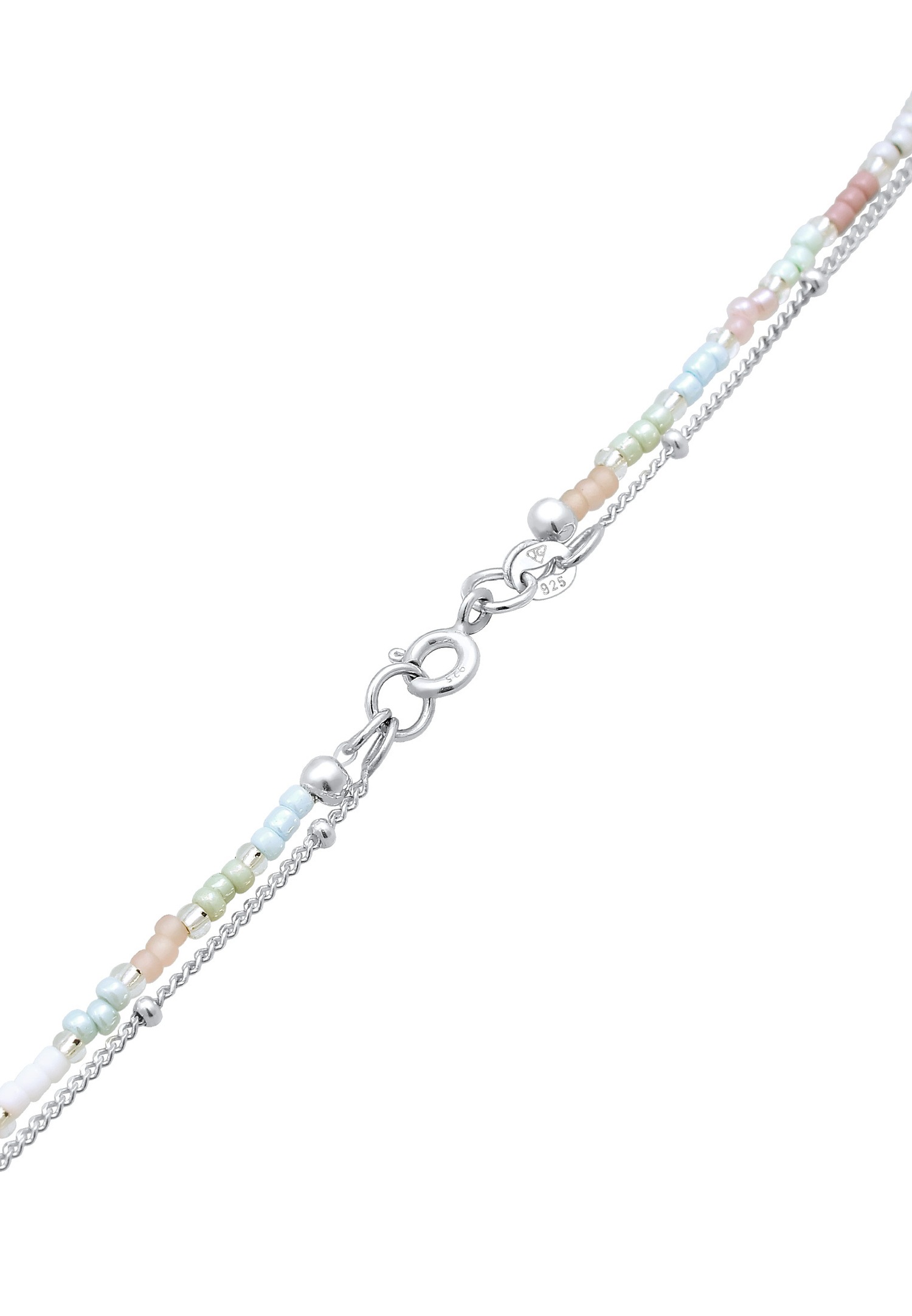Elli Femmes Perles de verre Baroque Couches avec Perle de Culture d'Eau Douce en Argent Sterling 925