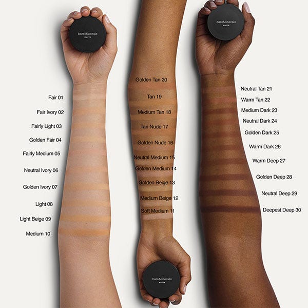 Originální sypký matný make-up SPF 15