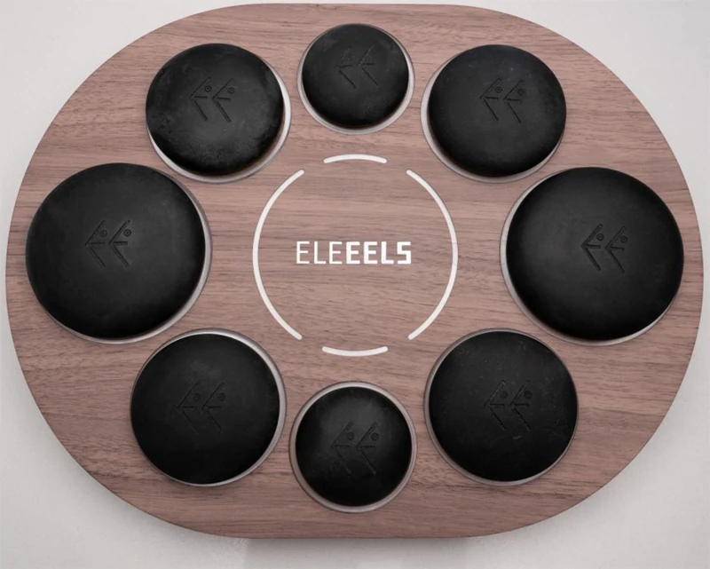 Conjunto de massagem ELEEELS S1 Revival - Coleção Hot Stone Spa