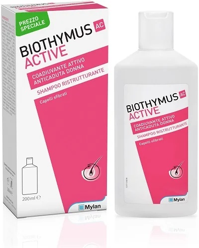 Biothymus Biothymus AC Active shampoo para mulheres reestruturante e antiqueda PROMOÇÃO 200 ml