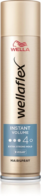 Wella Wellaflex Instant Volume stiprios fiksacijos plaukų lakas apimčiai