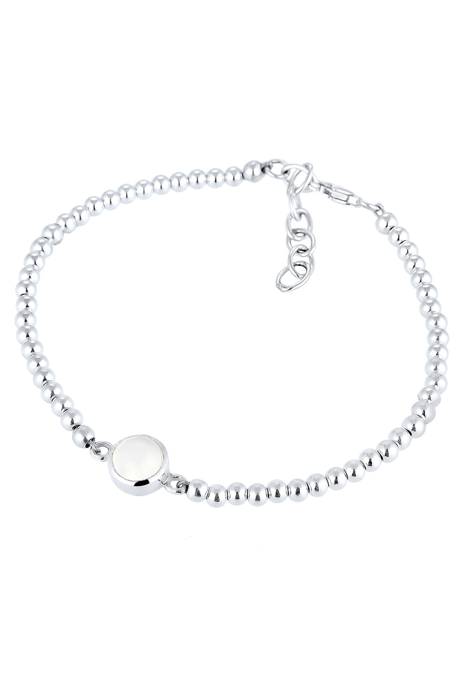 Elli Pierre de lune balle Bracelet Femme (925/1000) Argent