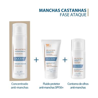 Ducray Melascreen Anti-spots Konsentrat Ansiktskrem mot brune flekker 30 ml