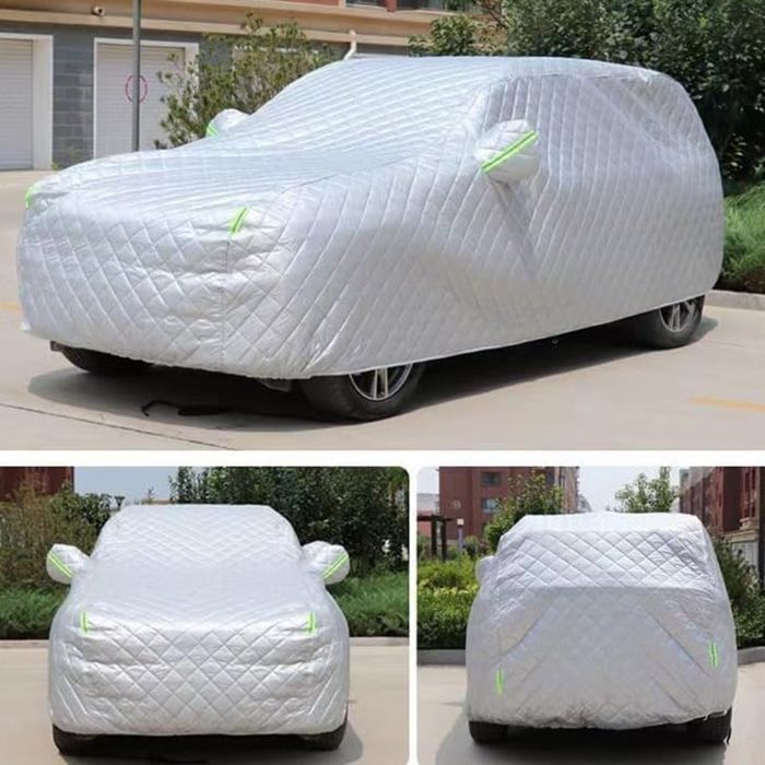 Universele autohoes voor binnen- en buitengebruik, volledige bescherming tegen wind en stof, 520*180cm*180cm
