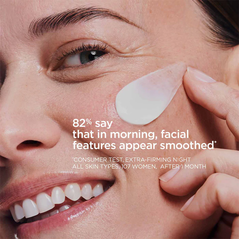 Creme Noturno Extra Firmador Clarins Antirrugas com Efeito Lifting para Todos os Tipos de Pele